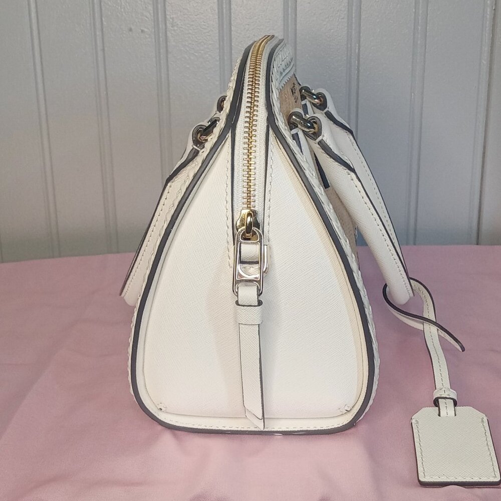 Kate Spade Reiley Straw Medium Dome Satchel - Picture 5 of 8